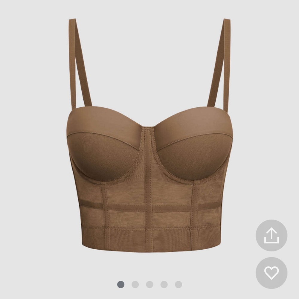 Micas Mesh Underwire Bustier Top NWT